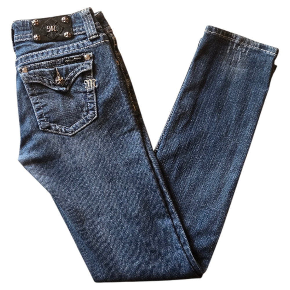Miss Me Embellished Rhinestone Skinny Jeans Size 29